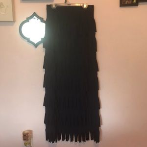 Navy Carwash Skirt